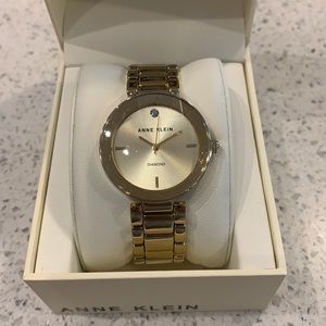 Gold Anne Klein Watch